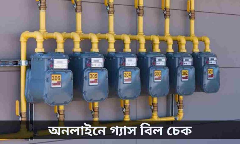 অনলাইনে গ্যাস বিল চেক করুন খুব সহজে।