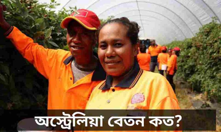 অস্ট্রেলিয়া বেতন কত। Salary in Australia