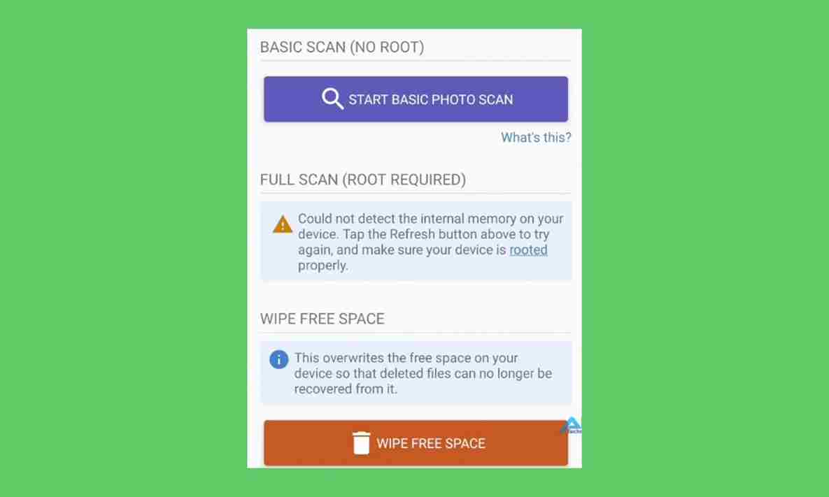 ডিলেট করা ছবি ফেরত