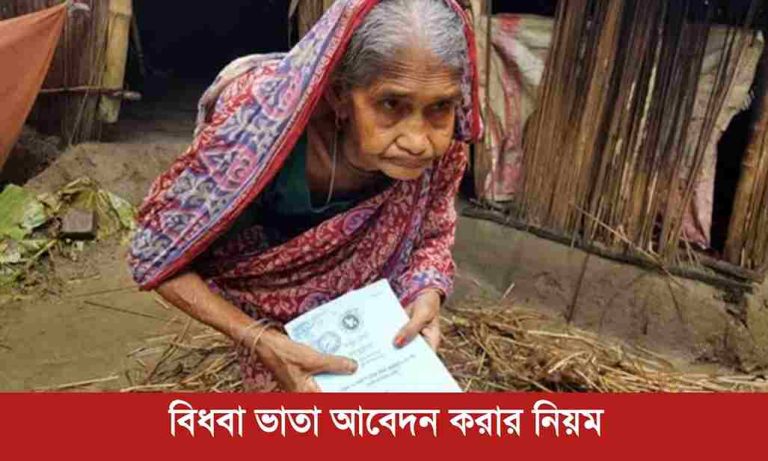 বিধবা ভাতা আবেদন অনলাইন ২০২৫