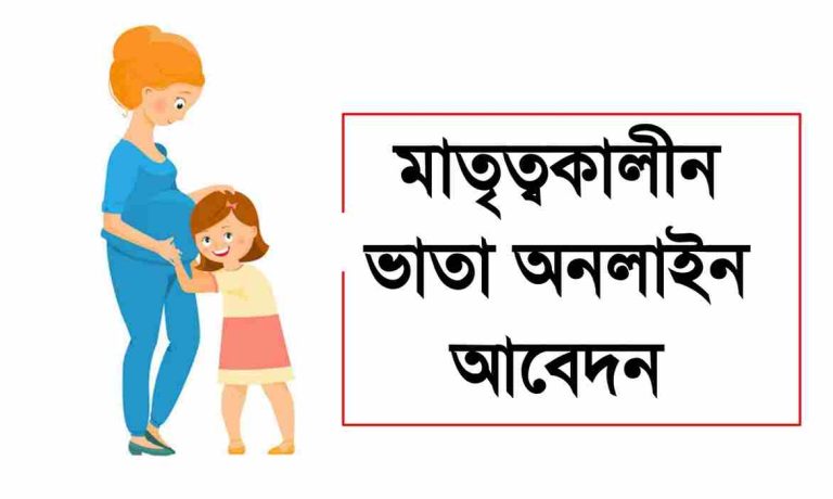 মাতৃত্বকালীন ভাতা অনলাইন আবেদন করার সঠিক নিয়ম।