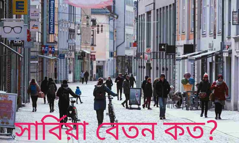 সার্বিয়া বেতন কত। Wages in Serbia