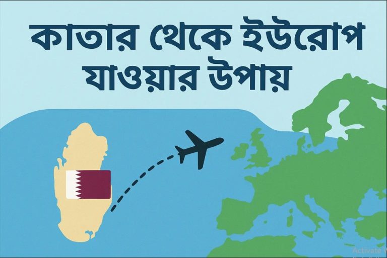 কাতার থেকে ইউরোপ যাওয়ার উপায়-সম্পূর্ণ গাইড ২০২৫