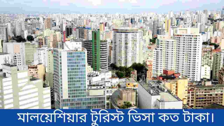 মালয়েশিয়া ট্যুরিস্ট ভিসা কত টাকা। আবেদন ও দরকারি তথ্য।